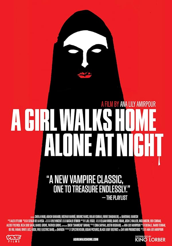 A Girl Walks Home Alone at Night juliste