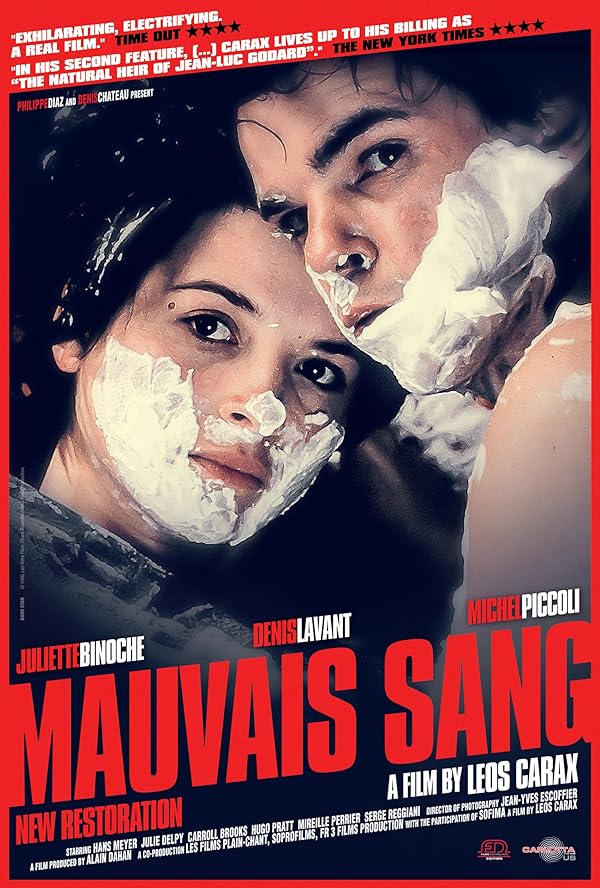Mauvais Sang juliste