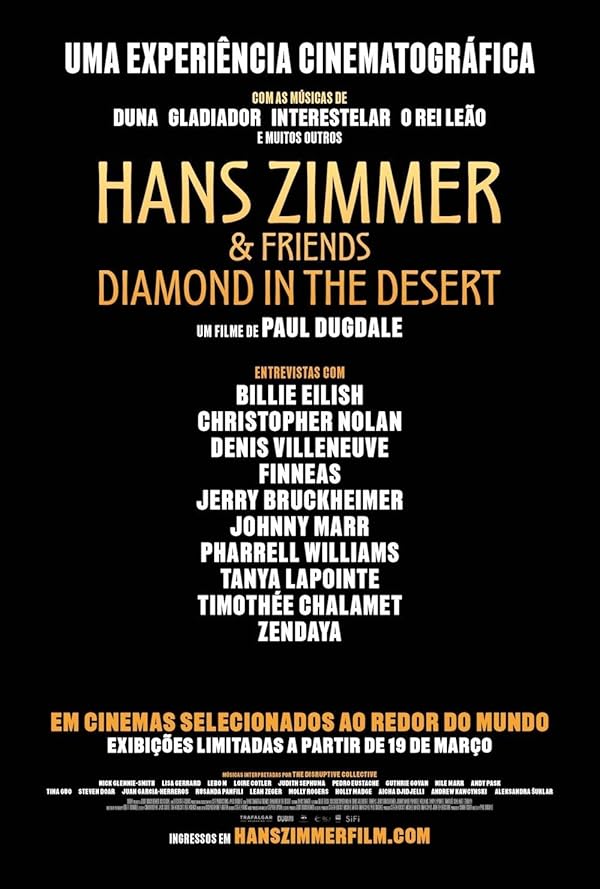 Hans Zimmer & Friends: Diamond in the Desert juliste