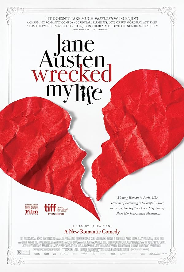 Oman elämänsä Jane Austen juliste