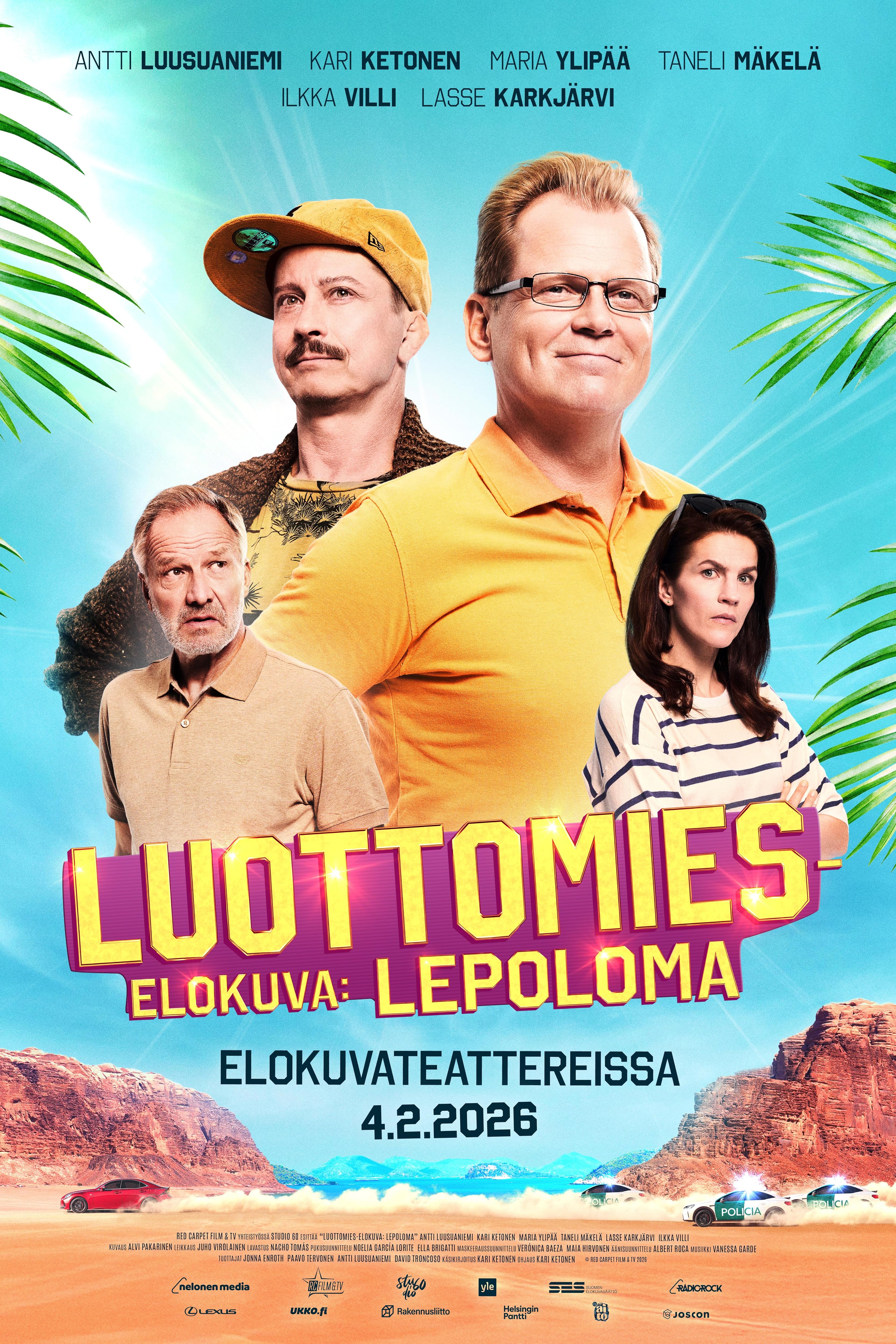 Luottomies-elokuva: Lepoloma juliste