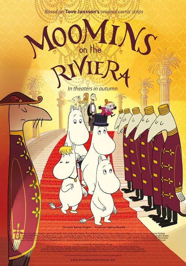 Moomins on the Riviera juliste