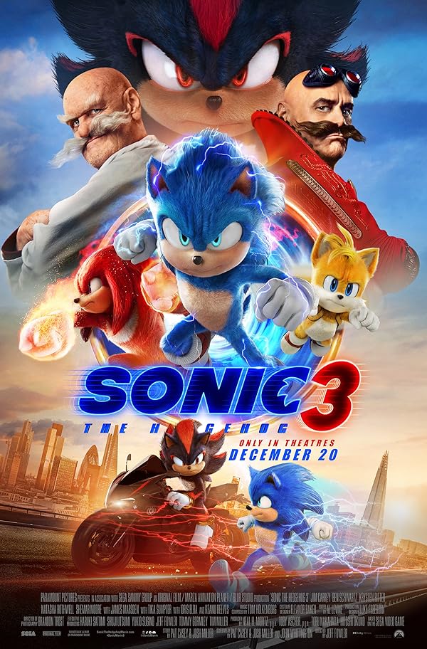 Sonic the Hedgehog 3 juliste